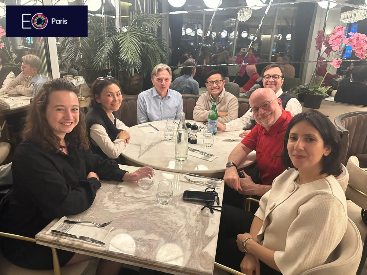 Members of the EO Paris Chapter gathered during the board handover meeting on march 24,2026